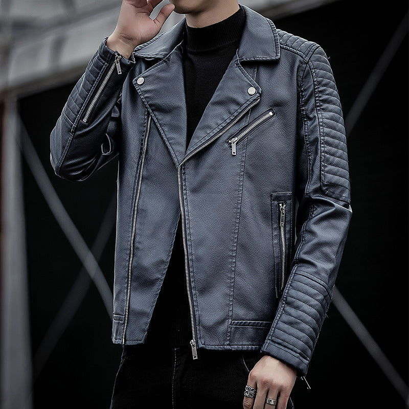 Men's Biker Jacket Mune Fashion