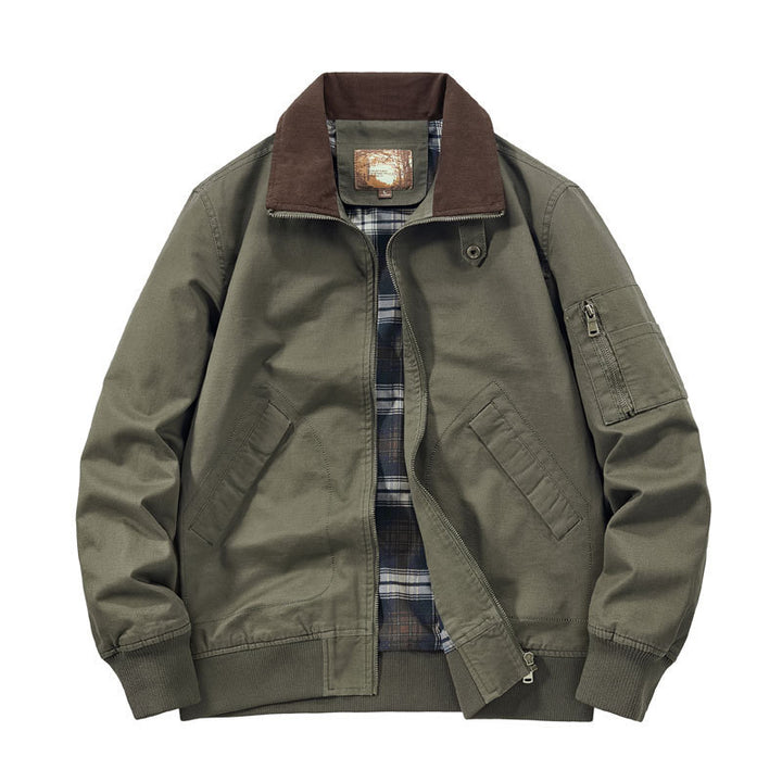Men's Cord Collar Field Jacket Mune Fashion