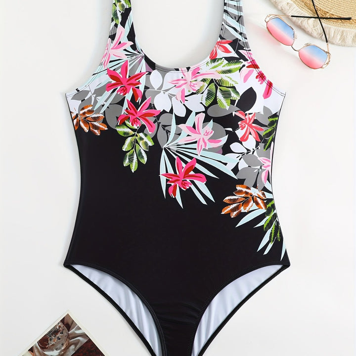 Women's one-piece with floral pattern Mune Fashion