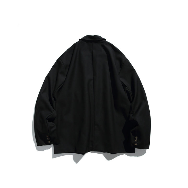 Men's Oversized Jacket made of draping twill with patch pockets Mune Fashion