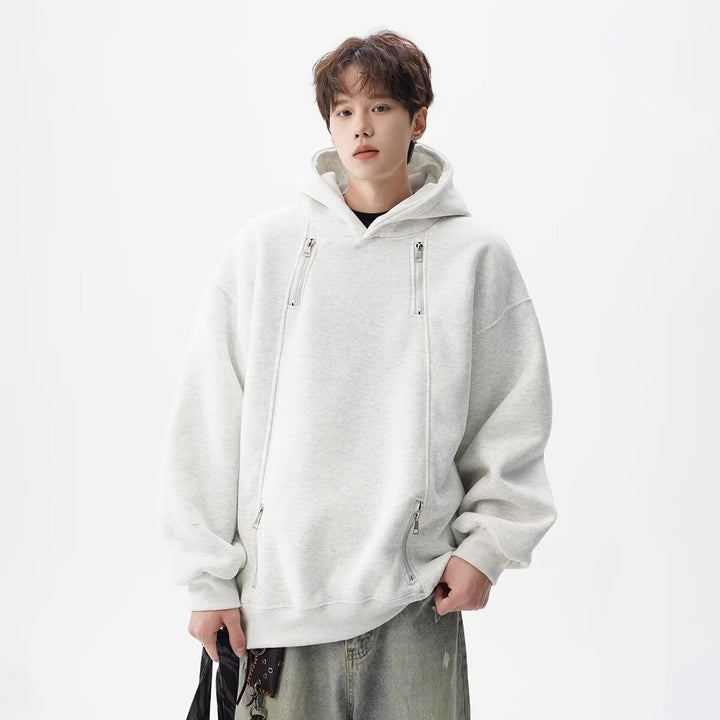 Men's Urban Oversized Hoodie with Zippers Mune Fashion
