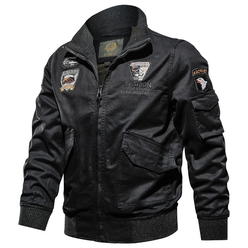Men's robust canvas aviator jacket Mune Fashion