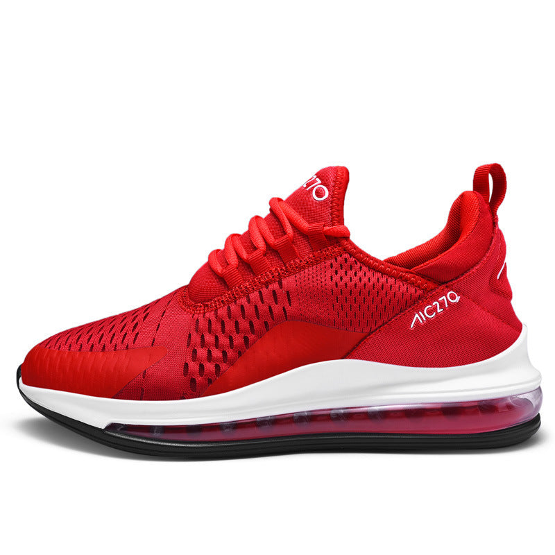 Men's Modern Air-Cushion City-Run Sneaker with Ventilated Mesh and TPU Support Structure Mune Fashion