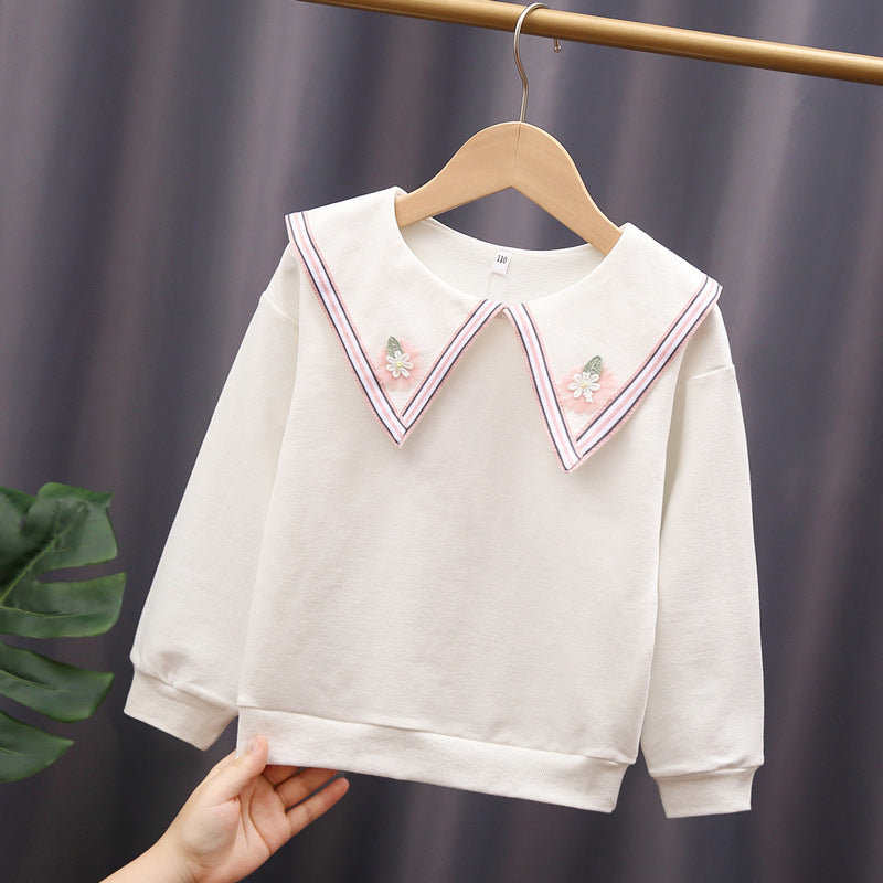 Women's sweatshirt with striking collar Mune Fashion