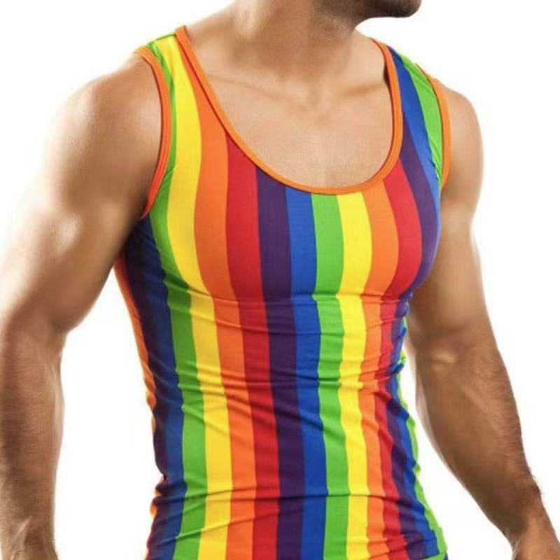 Men's figure-hugging round-neck tank top made of stretch jersey with a body-hugging fit Mune Fashion