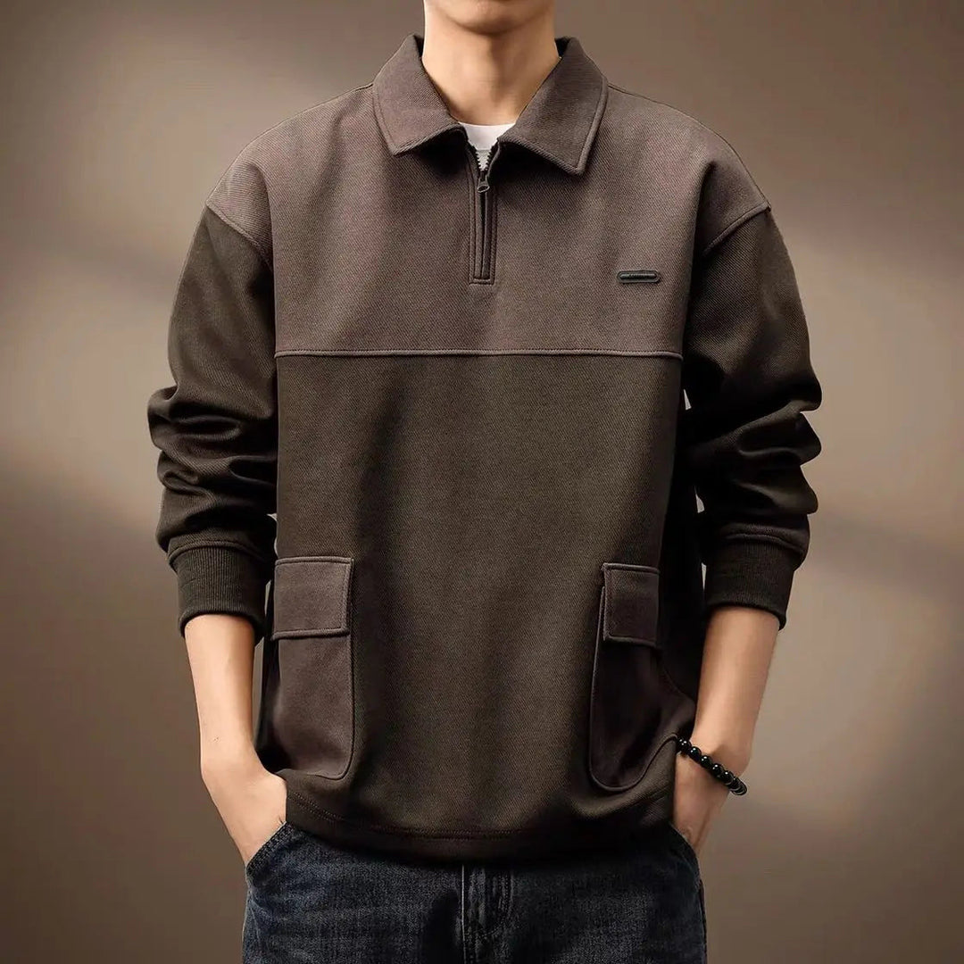 Men's Stylish Sweatshirt with Zipper