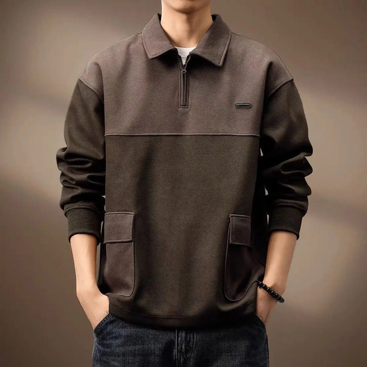 Men's Stylish Sweatshirt with Zipper