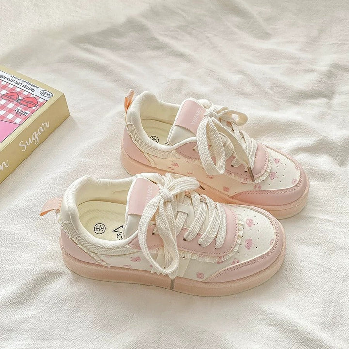 Women's Fashion Sneakers with Playful Design and High-Quality Upper Material Mune Fashion