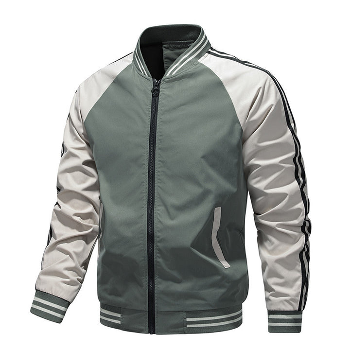 Men's Sporty Retro Bomber Jacket Mune Fashion
