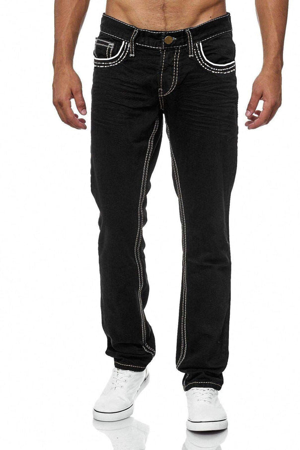 Men's Used-Style Jeans Mune Fashion