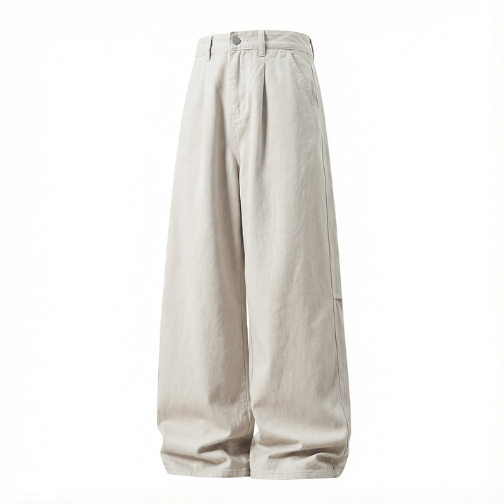 Women's Wide High-Waist Palazzo Pants with Tucks and Extra Wide Leg Mune Fashion