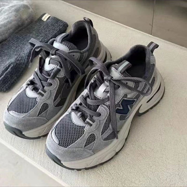 Women's Athletic Sneakers with Breathable Upper Material and Cushioning Sole Mune Fashion