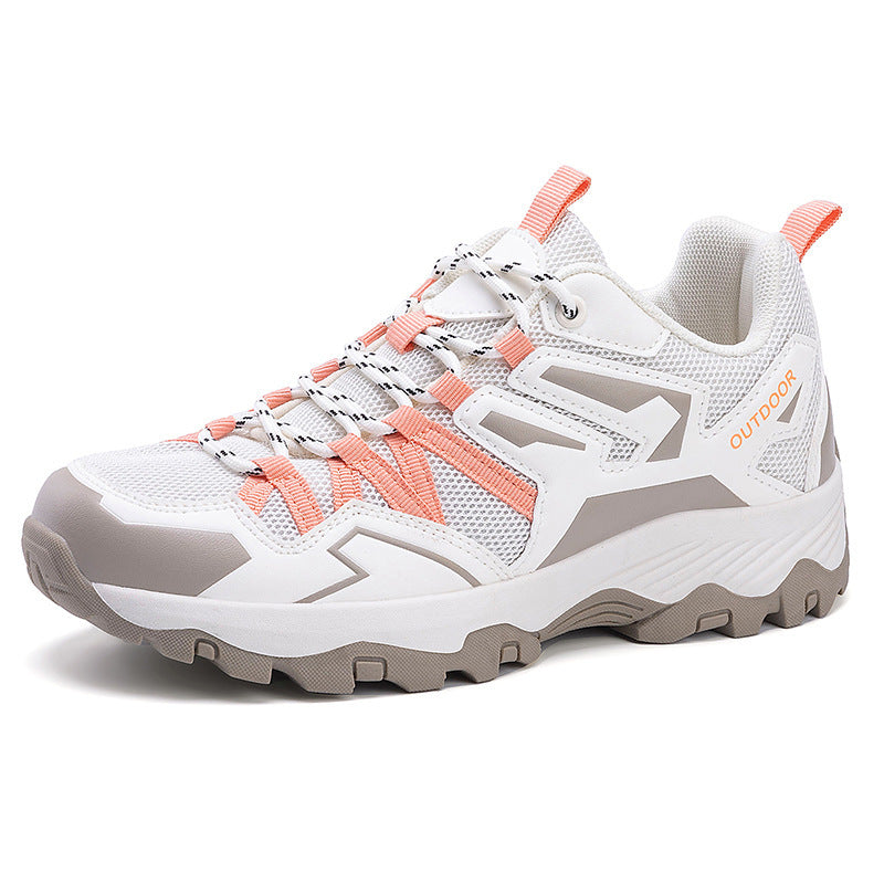 Men's robust trail and hiking sneaker with multi-terrain profile sole, breathable mesh upper, and reinforced toe cap Mune Fashion