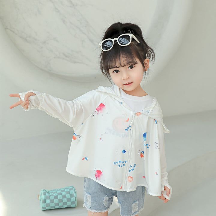Boys functional UV protection jacket with hood Mune Fashion