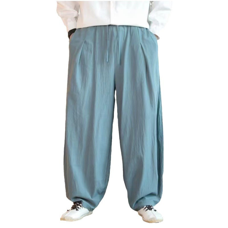 Unisex nan modern oversized harem jogger with deep drop, drawstring and side pockets Mune Fashion