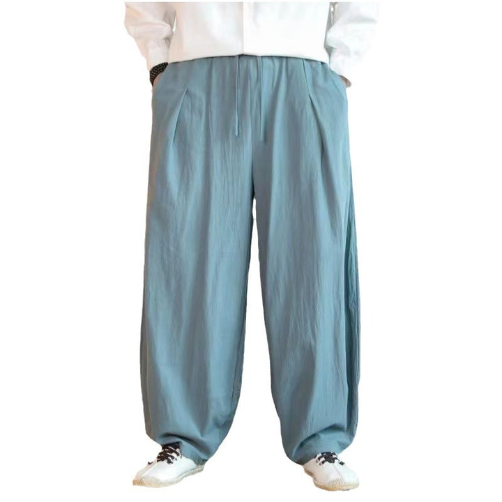 Unisex nan modern oversized harem jogger with deep drop, drawstring and side pockets Mune Fashion