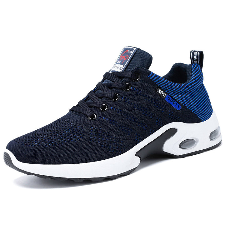 Unisex nan breathable knitted casual running sneakers with visible air chamber and shock-absorbing EVA midsole Mune Fashion