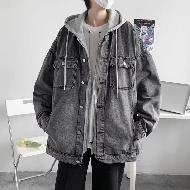 Men's Casual Overshirt Jacket with Hood Mune Fashion