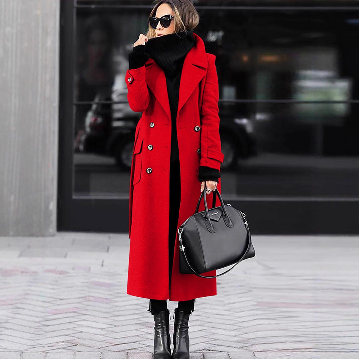 Ladies Elegant and Timeless Wool Coat