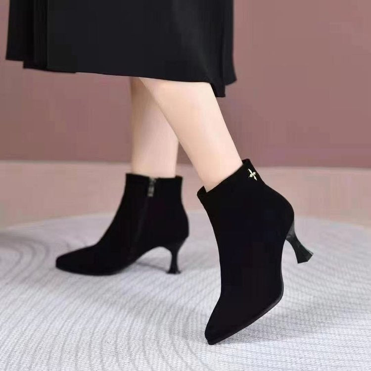 Women Elegant and Stylish Ankle Boots Mune Fashion