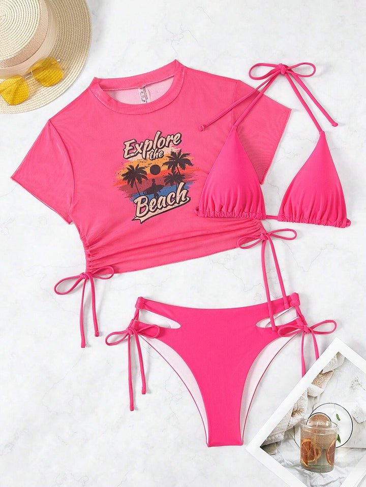 Women's bikini set with stylish crop top Mune Fashion