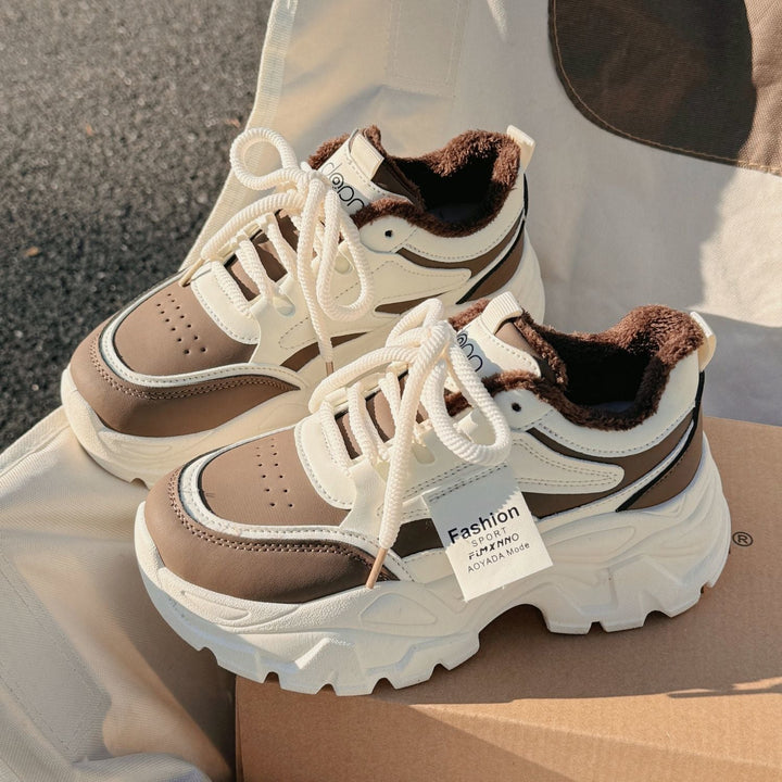 Women’s Sporty Chunky Sneakers with Soft Lining and High Comfort Mune Fashion