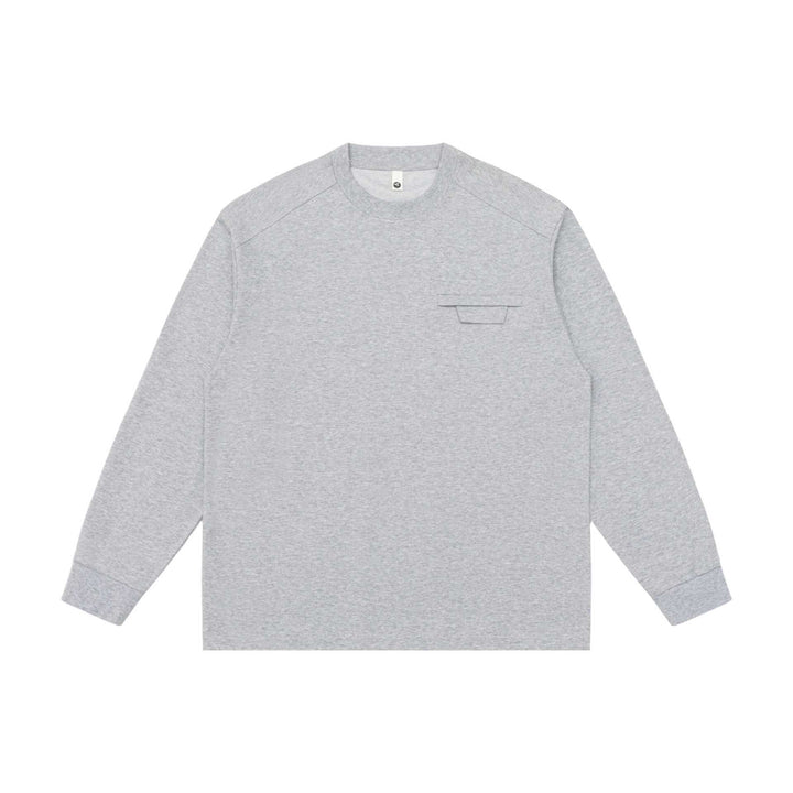 Unisex Oversize Sweatshirt with raglan sleeves and concealed chest flap Mune Fashion