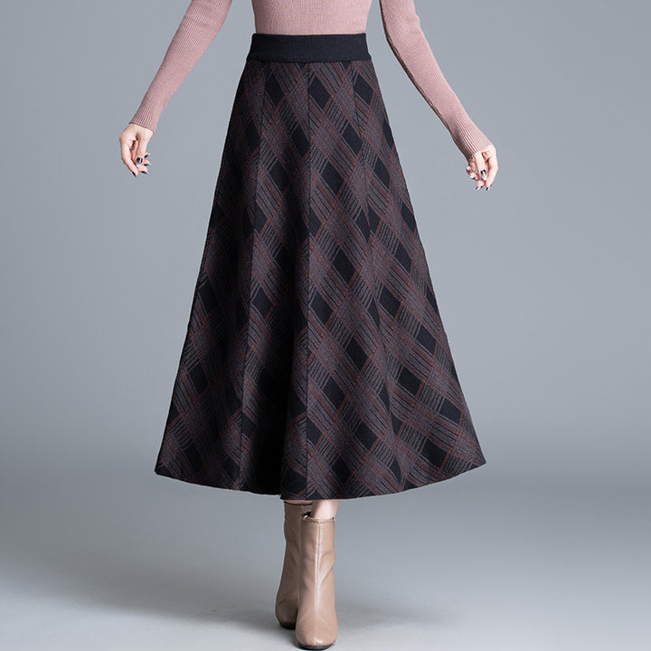 Ladies Elegant, pleated Maxi Skirt Mune Fashion