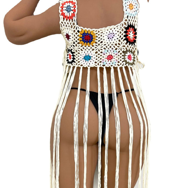 Ladies crochet top with fringes Mune Fashion