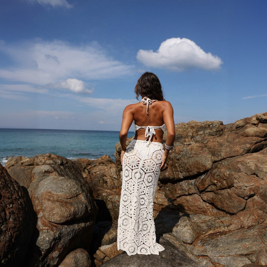 Ladies Crochet Dress Mune Fashion