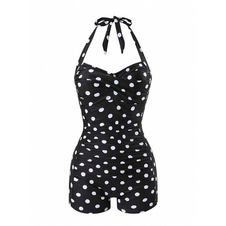 Women's One-Piece Swimsuit with Halterneck Design and Modern Fit Mune Fashion