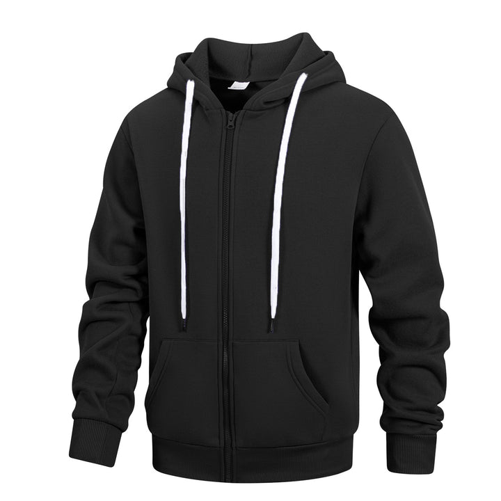 Men's hooded sweat jacket with full zip, kangaroo pockets & soft lining Mune Fashion