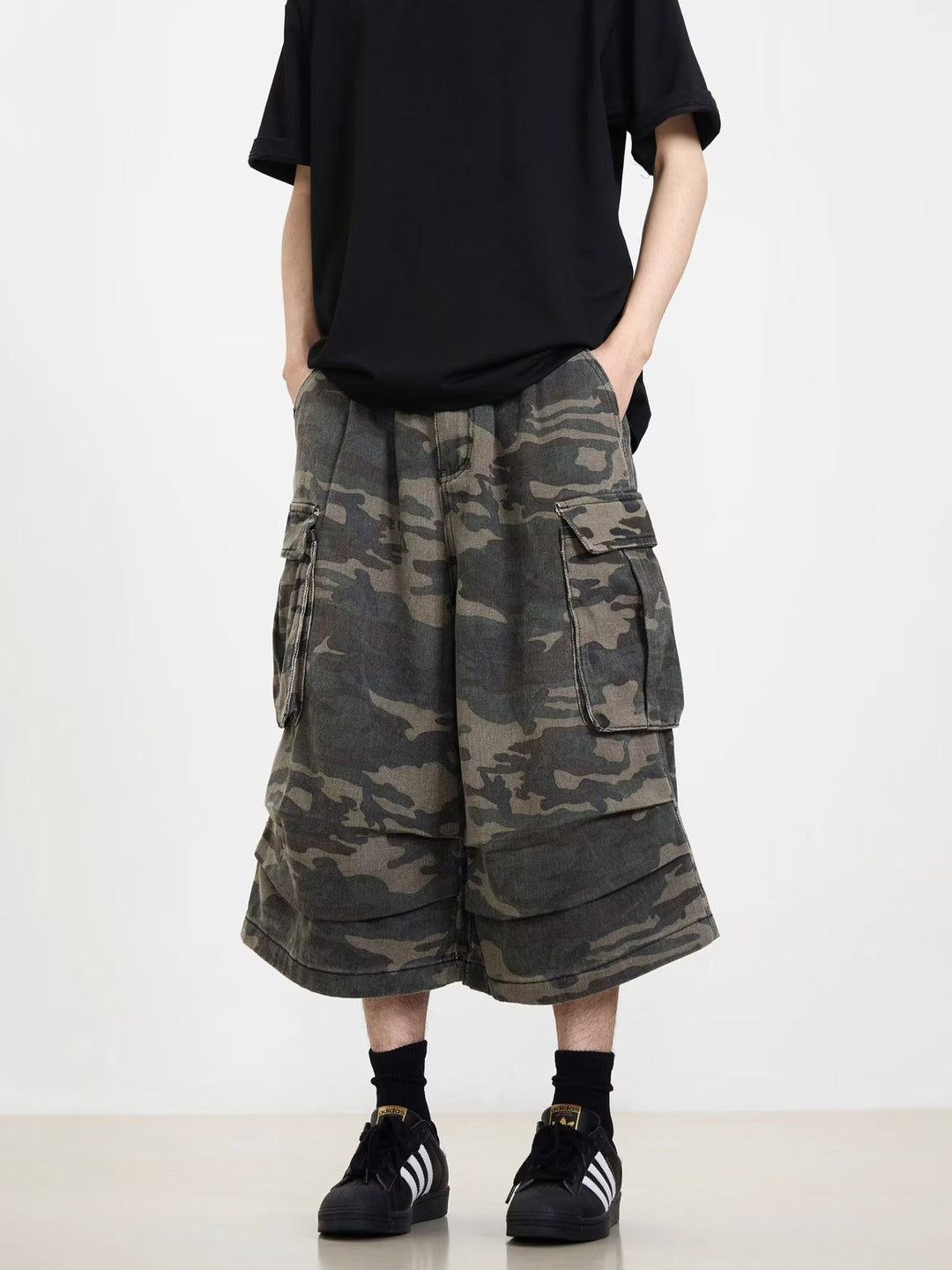Men's Fashion Cargo Shorts with Loose Fit Mune Fashion