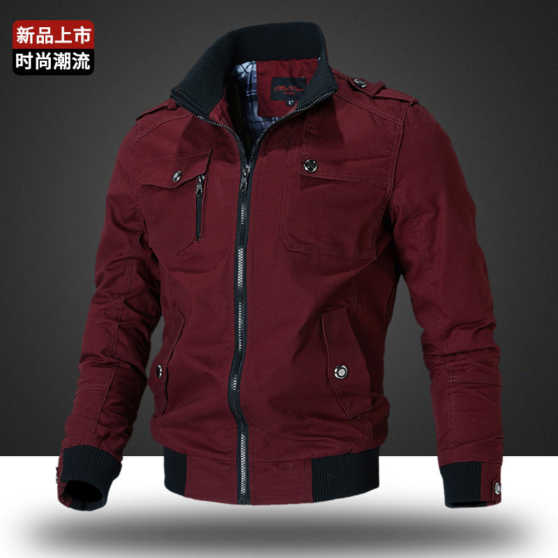 Men's rugged canvas field bomber jacket Mune Fashion