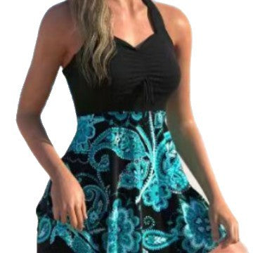 Women's leisure swimsuit with floral design and flattering cut Mune Fashion