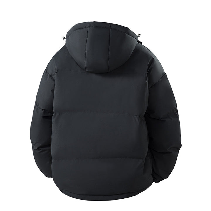 Men's quilted hooded jacket with thermal lining and padded insulation Drune