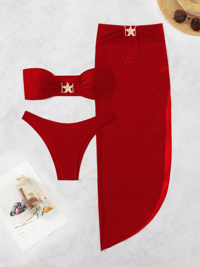 Ladies' bikini set with transparent skirt Mune Fashion