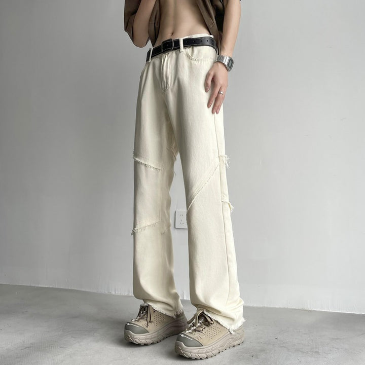 Men's Casual Wide Leg Jeans Mune Fashion