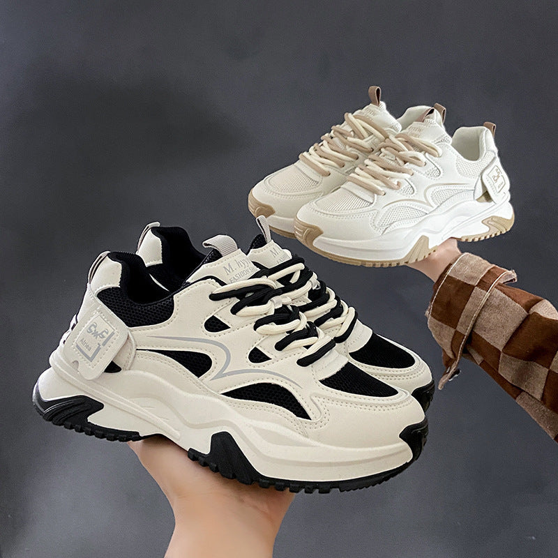 Women's Chunky Sneakers with fashionable design and breathable upper material structure Mune Fashion
