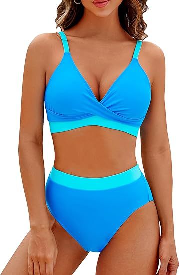 Ladies sporty high-waisted bikini Mune Fashion