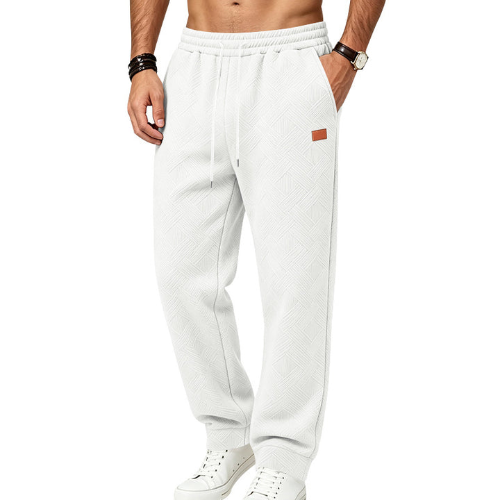 Men's Casual Structured Jogging Pants with Drawstring and Side Pockets Mune Fashion