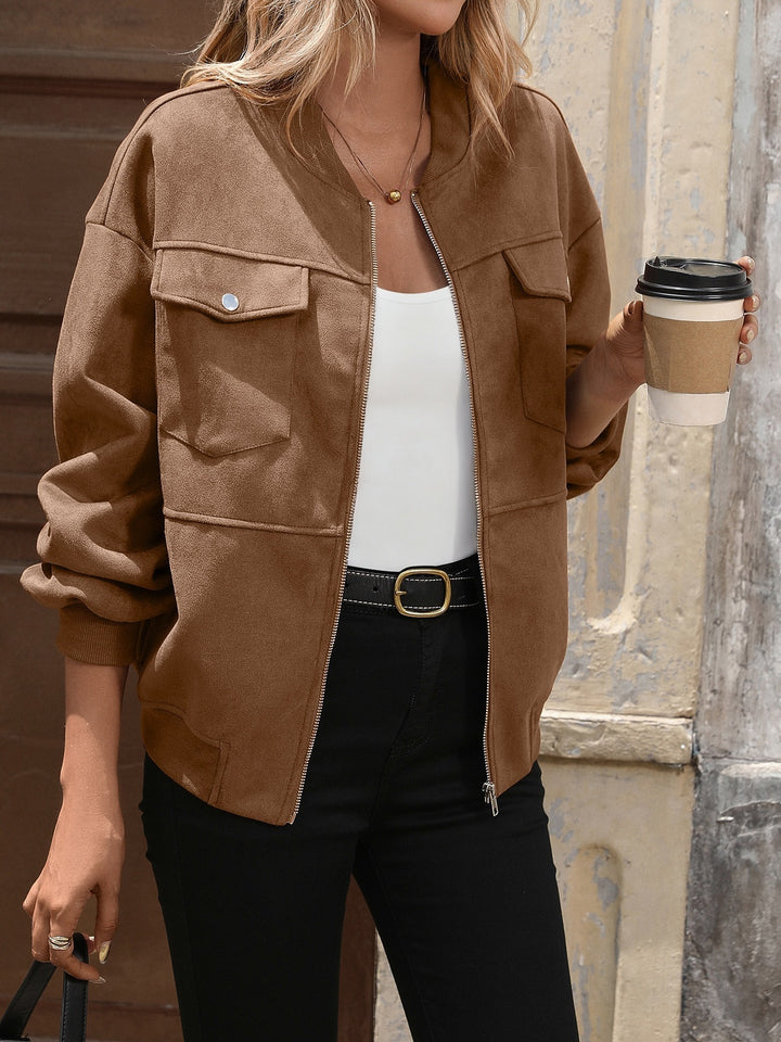 Women's Oversized Bomber Jacket Mune Fashion