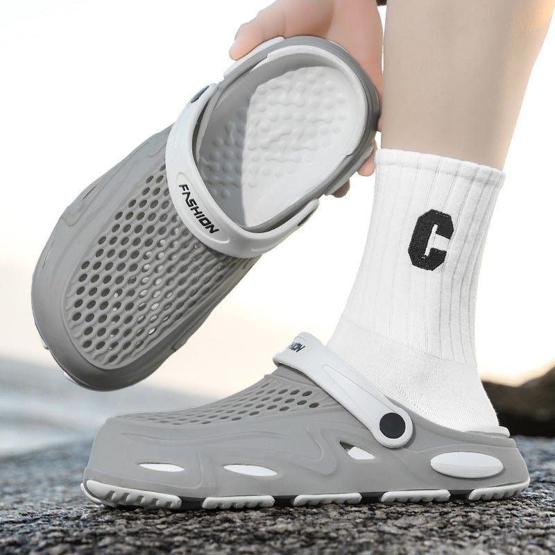 Men's Breathable Clogs with Adjustable Strap Mune Fashion