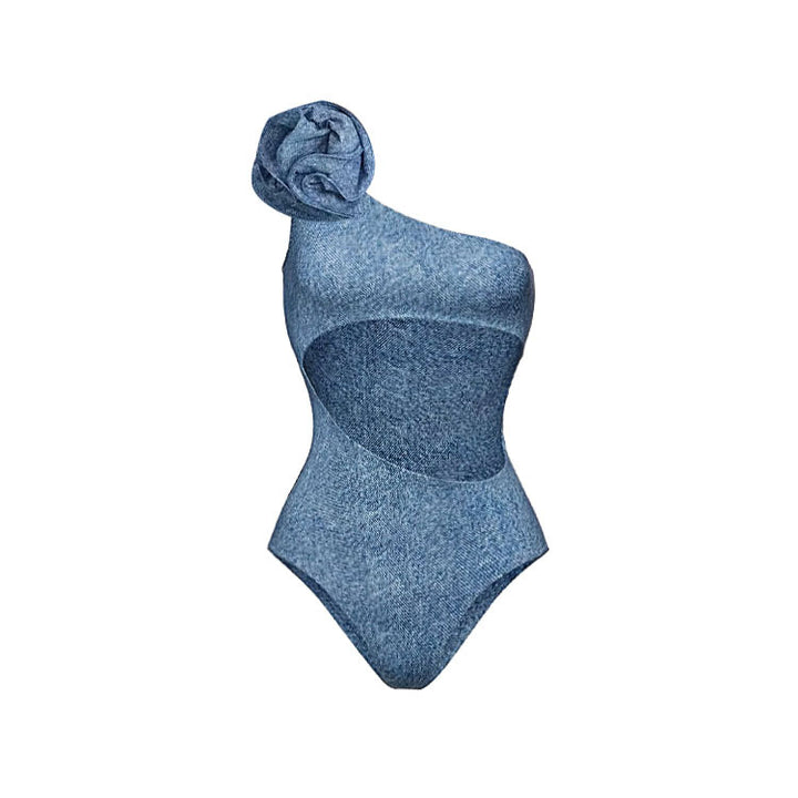 Women's bikini set with elegant ruffles and stylish overlay Mune Fashion