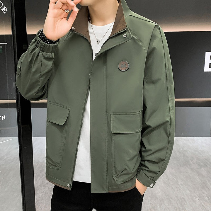 Men's lightweight transitional jacket with hidden pockets Mune Fashion