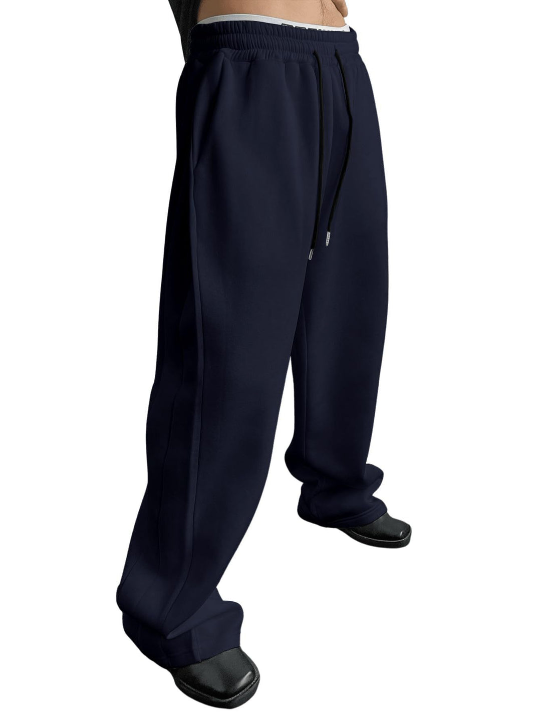 Men's loose oversized jogging pants with elastic waistband and drawstring Mune Fashion