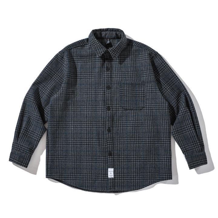 Men's Casual Check Shirt Mune Fashion