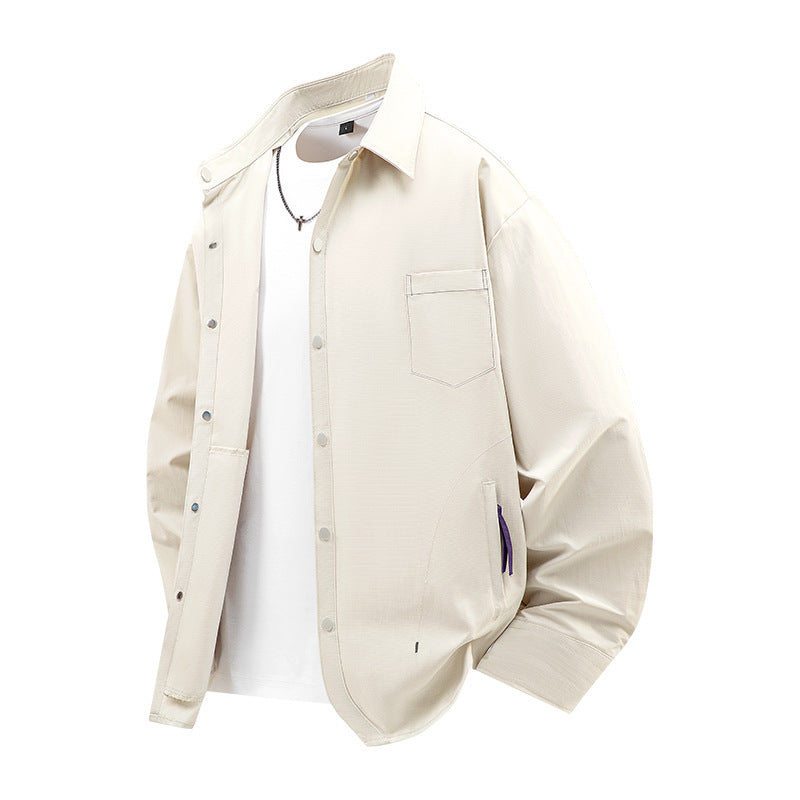Men's Fashionable and Casual Overshirt Jacket Mune Fashion