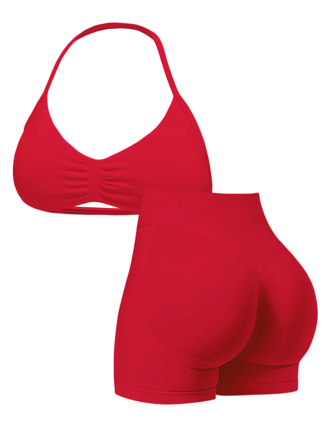 Women's Sporty Bikini with Padded Top and High Waist Mune Fashion