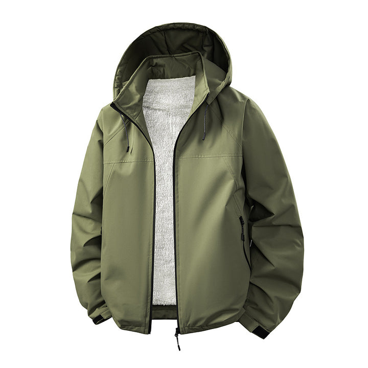 Men's Hooded Jacket with Inner Teddy Lining Mune Fashion
